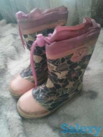 Детские сапоги для девочки, фотография 1