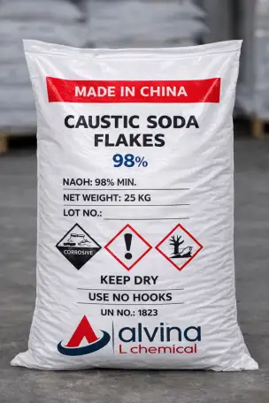 Каустическая сода чешуированная, фотография 1