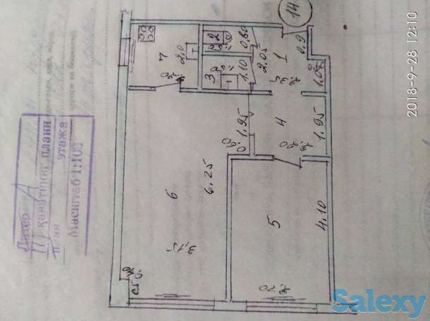 Продам квартиру, Сергели-4 бывшее общежитие 3-этаж,9-этажного дома, фотография 1