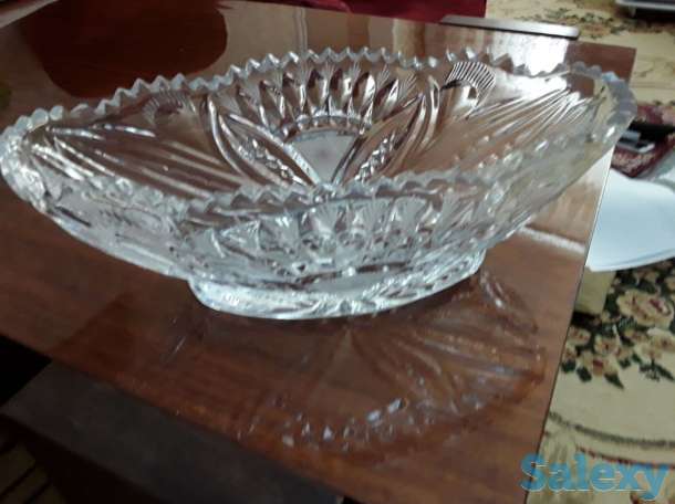 Хрустальная салатница, фотография 1