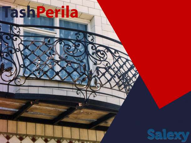 Перила из чёрного металла в ташкенте на заказ, фотография 16