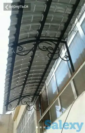 Установка козырьки, фотография 1