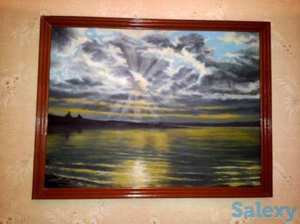 Картина 'Утро' Каттакурганское водохранилище, фотография 1