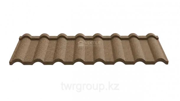 Композитная черепица Vektile, профиль Milano, Coffee, фотография 3