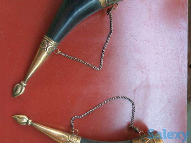 Продам сувенирные рога изобилия, рога оленя, часы с боем, пластинки, марки почтовые разные., фотография 1