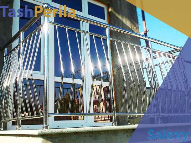 Металлические перила для лестниц на заказ в ташкенте, фотография 14