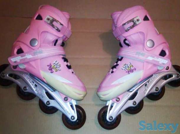 Ролики + защита + шлем. Размер 34 - 38, фотография 1