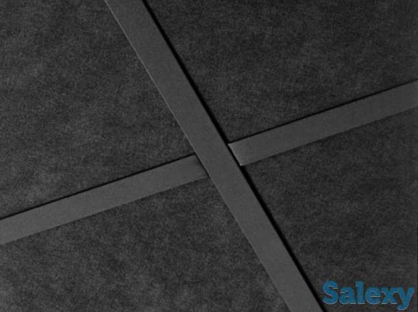 Чёрные потолочные панели Rockfon — акустика в помещения, фотография 1