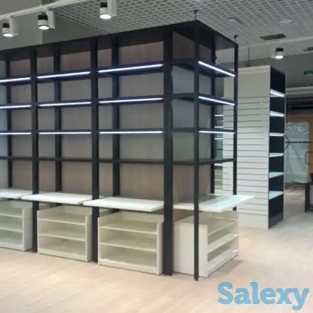 Торговые стеллажи и витрины для магазинов, аптек и торговых точек, фотография 6