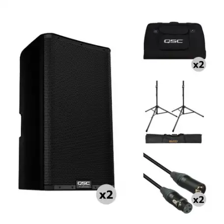 QSC K12.2 K.2 Series 12 2000W Powered Speaker Pair with Essential Accessories, фотография 1