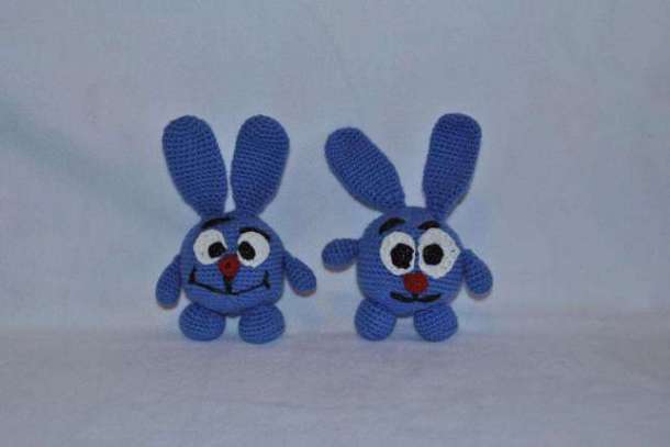 Продам вязанные игрушки 'смешарик Крош' (hand made), фотография 1