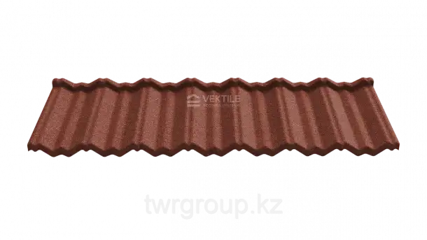 Композитная черепица Vektile, профиль Classic, Terracotta, фотография 3