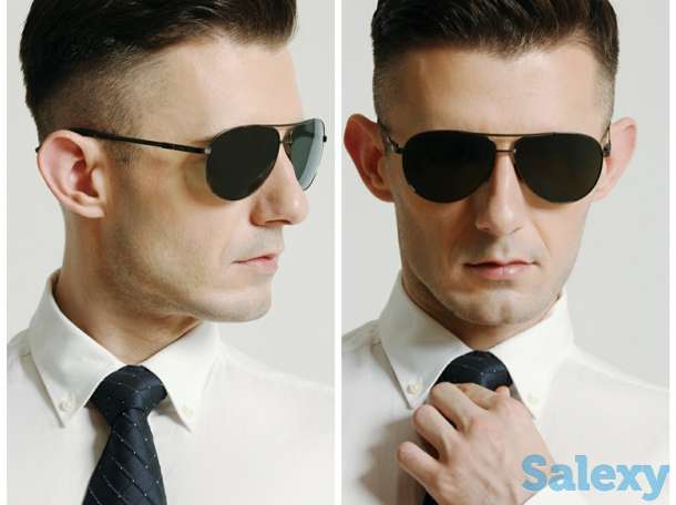 Мужские спортивные поляризационные очки для вождения солнцезащитные, фотография 3