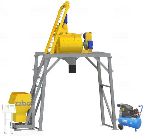 Мини-бетонный завод бюджет-15, фотография 1