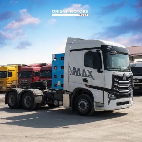 Седельный тягач Howo-Max 460 6x4 CNG  рессорная подвеска, фотография 3