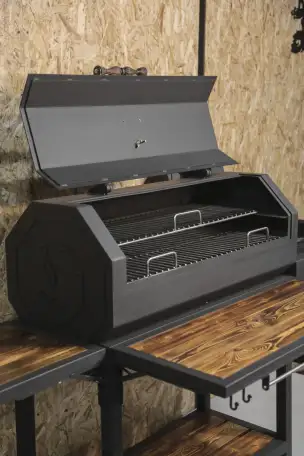 PRO-130 Смокер-мангал-барбекю-очаг, фотография 3