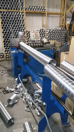 Продается производственная линия для изготовления алюминиевых и нержавеющих воздуховодов, фотография 1