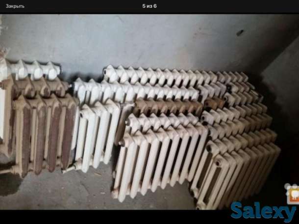 Куплю б/у чугунные батареи недорого по 5000 сум за секцию, фотография 1