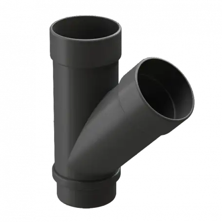 Тройник водосточный Диаметр: 80-220 мм, фотография 1