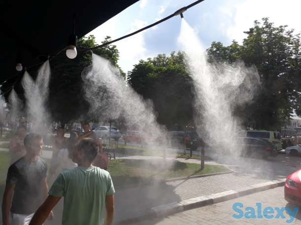 Установка Системы туман образования, системы туманного охлаждения, микроклимат, автополив. Фонтаны, водоснабжение, насос, фотография 3