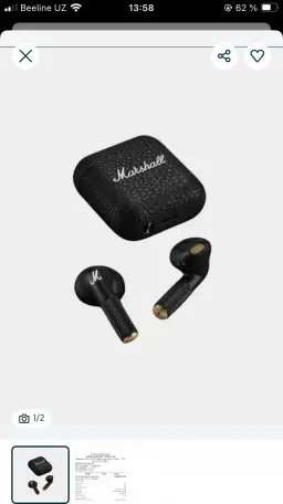 Наушники Marshall minor 4, фотография 1