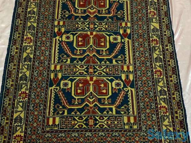 Афганский шерстяной ковер. 100% шерсть. Ручная работа, фотография 2