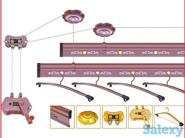 Manual clothes drying rack, фотография 7