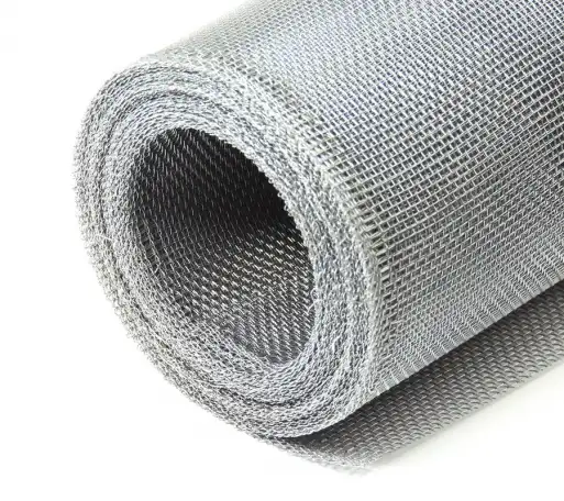 Сетка алюминиевая D: 0,03-2,5 мм, Тип: декоративная; квадратная, Яч.: 0.045х0.045...мм, фотография 1