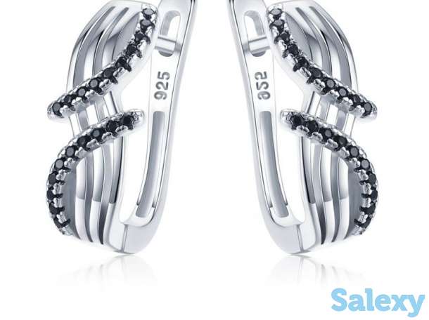 Серебряные серьги из серебра 925 пробы, фотография 1