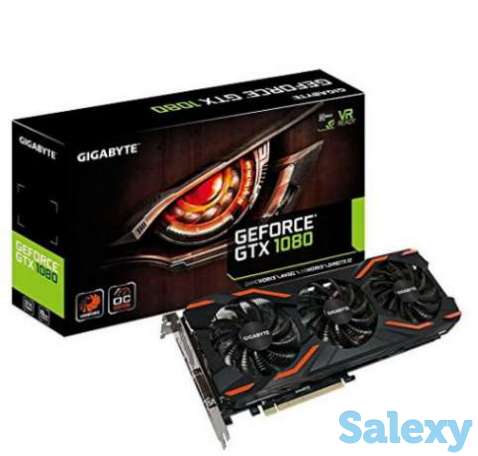 Gigabyte GeForce GTX 1080 Windforce OC GV-N1080WF3OC-8GD Graphics Card, фотография 1