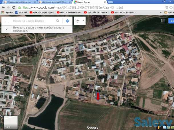 продаются земельной участок в назарбек.14 сот. газ.свет.вода.дорого. 200 метр от санаторий назарбек. 33000 у.е, фотография 3