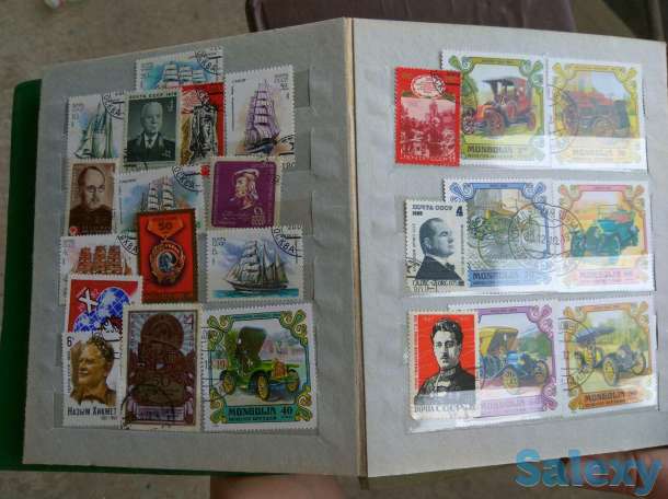 Продам сувенирные рога изобилия, рога оленя, часы с боем, пластинки, марки почтовые разные., фотография 8