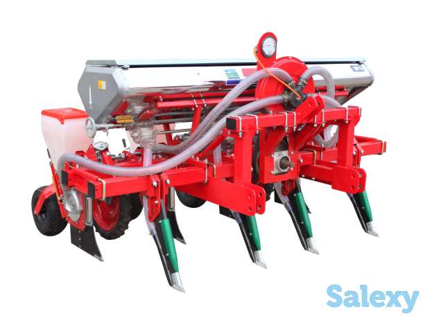 Сеялка пневматческая универсальная с внесением удобрений 4-рядная,6-рядная (Привод по трактору), фотография 1