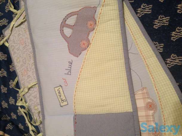 Защитный бордюр для детской кроватки, фотография 1