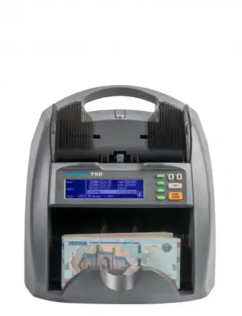 Счетчик банктнот с определением номинала и подлинности банкнот DORS 750, фотография 1