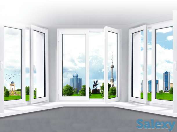 Пластиковые окна и двери подоконники акции скидки, фотография 1