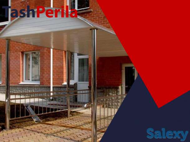 Металлические перила для лестниц на заказ в ташкенте, фотография 7