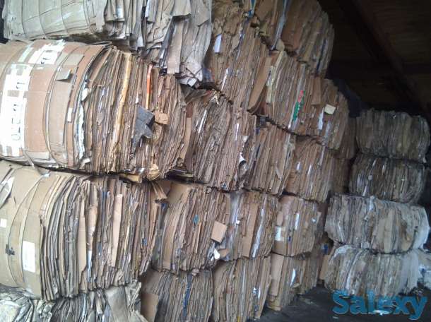 Макулатура. Прессованный картон МС5Б. 20 тонн, фотография 2