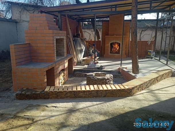 Камины, Летние кухни, Барбекю, Казаны, Сауны,, фотография 8