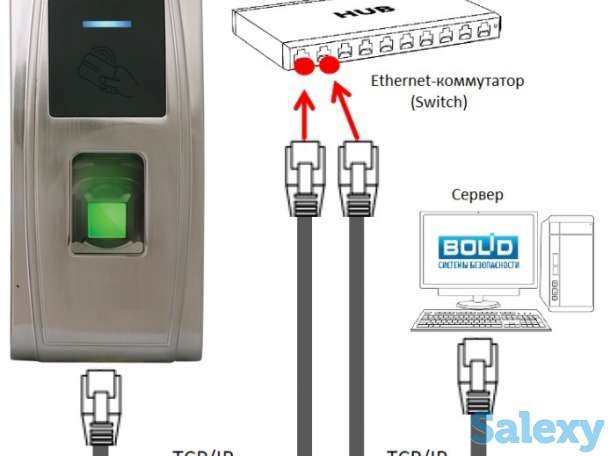 Турникет по биометрическим считывателям (пальчиковая отпечаткам), фотография 4