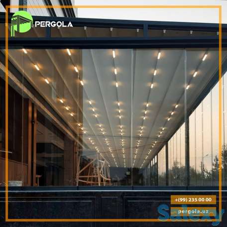 Раздвижные тентовые навесы «ПЕРГОЛА», фотография 1