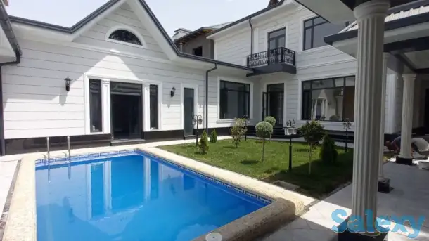 м.Буюк ИпаукЙули,ул.Никитина; 8-комн,2-этажа; 4.1-сотки,евроремонт, фотография 1