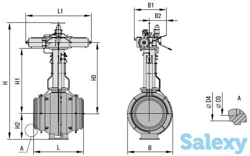 Газопроводной вентиль DY 1000, фотография 8