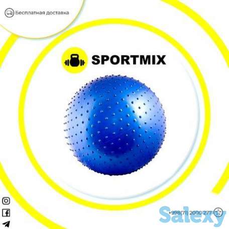 Шарики для йоги Пилатес фитнес спортзал фитбол для баланса упражнений, фотография 1