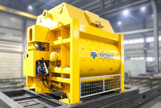 Двухвальный бетоносмеситель SICOMA MSO 750, фотография 1