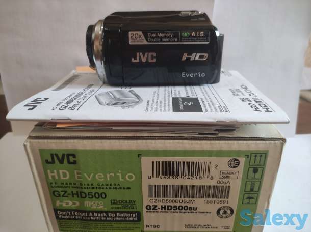 Цифровая видеокамера JVC GZ-HD500BU с жёстким диском на 80 Гб., фотография 4