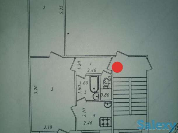 Продам Квартиру 2\4\4 с большим балконом, 17-ый квартал Чилонзар, фотография 9