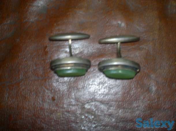 продам запонки серебряные, фотография 1