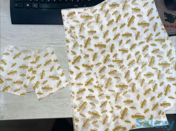 Бумажный крафт пакеты для Фаст фуда и для Самсу, фотография 3