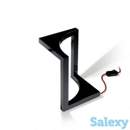 Настольная лампа черного цветаLED с4 в Ташкенте, Узбекистан светильник бра люстра торшер ideasvet svetiln, фотография 2